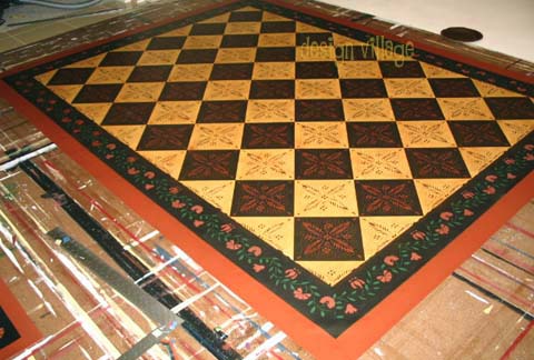 Durant House Floorcloth