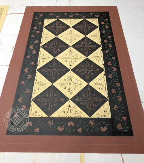 Durant House Floorcloth