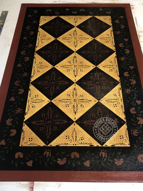 Durant House Floorcloth