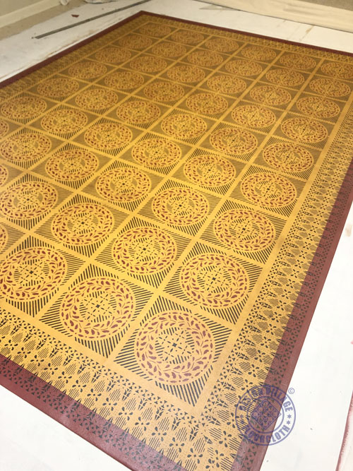 Durant House Floorcloth #14