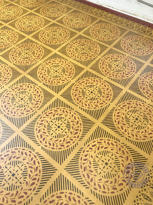 Durant House Floorcloth #14