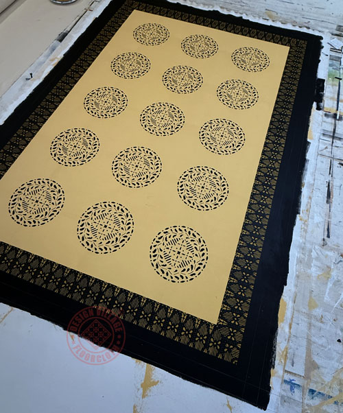 Durant House Floorcloth #8