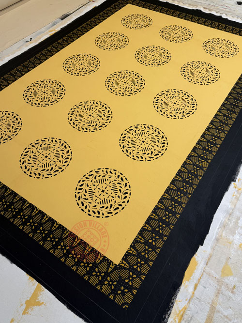 Durant House Floorcloth #8