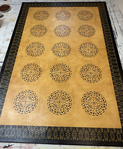 Durant House Floorcloth #8