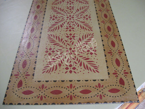 Durant House Floorcloth with Farnum Border