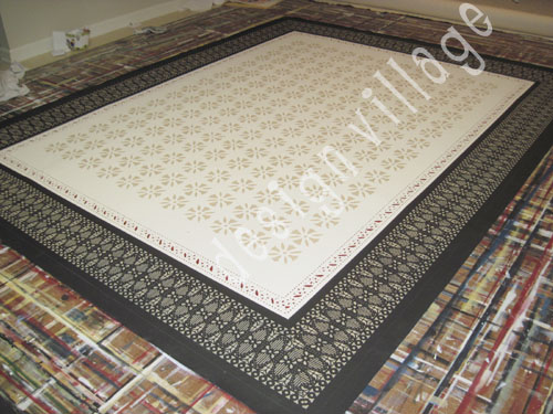 Ebenezer Bump Floorcloth