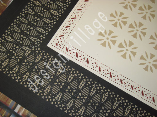 Ebenezer Bump Floorcloth
