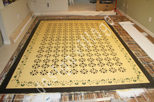 Ebenezer Durant Floorcloth