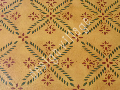 Colonial Flower Floorcloth