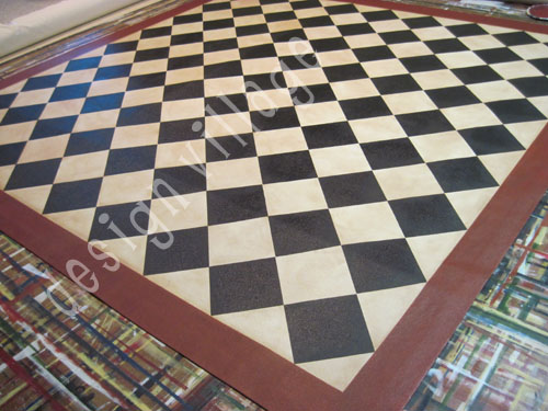 Diamond Pattern Floorcloth