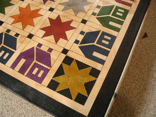 House n Star Floorcloth