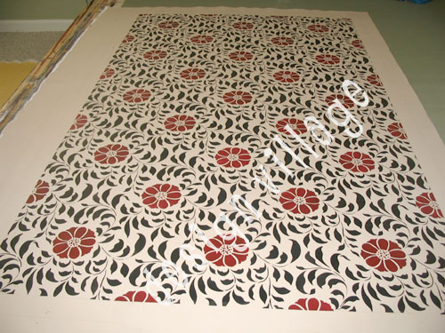Valley of Flowers Floorcloth #3