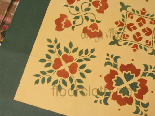 Baltimore Sampler Floorcloth