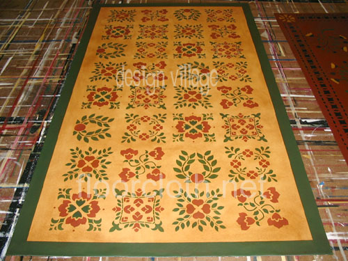 Baltimore Sampler Floorcloth