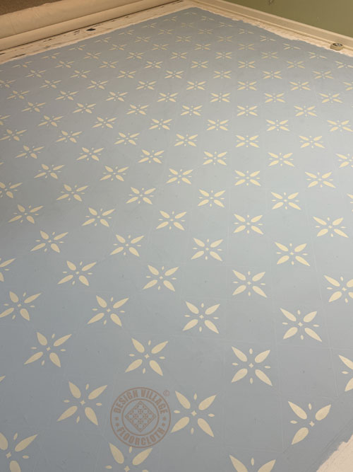 Georgetown Diamond Pattern Floorcloth