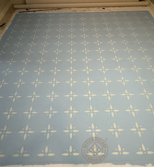 Georgetown Diamond Pattern Floorcloth
