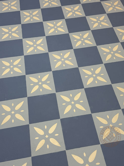 Georgetown Diamond Pattern Floorcloth