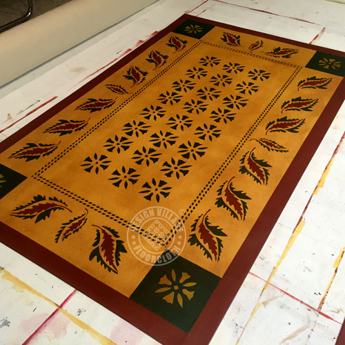 Grant House Oak Hill Floorcloth