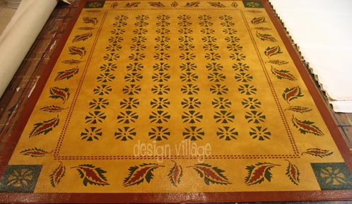 Grant House Oak Hill Floorcloth