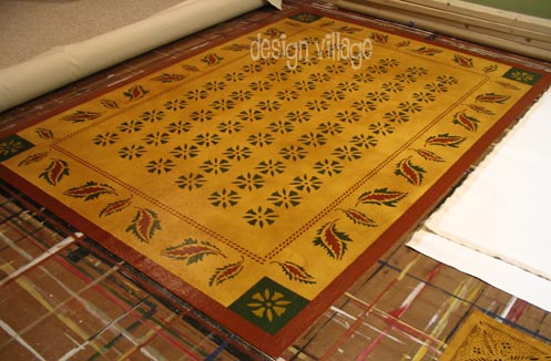 Grant House Oak Hill Floorcloth