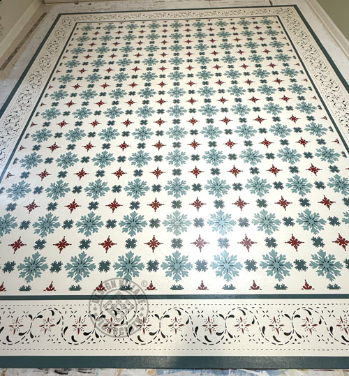 Humphries House Floorcloth