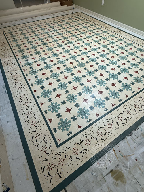 Humphries House Floorcloth