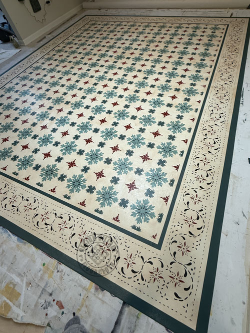Humphries House Floorcloth