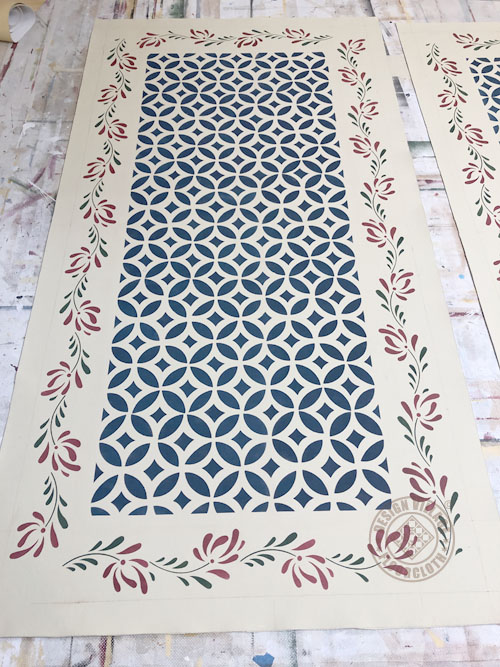 Isaac Buck House Floorcloth