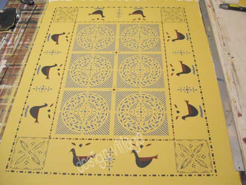 Jackson Swann House Floorcloth