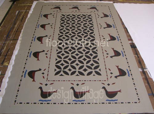 Jackson Swann House Floorcloth