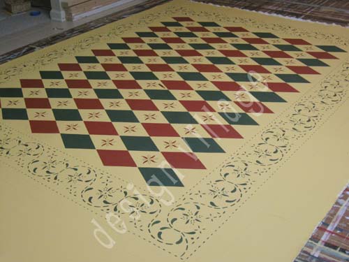 May House Floorcloth