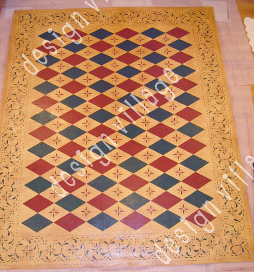 May House Floorcloth