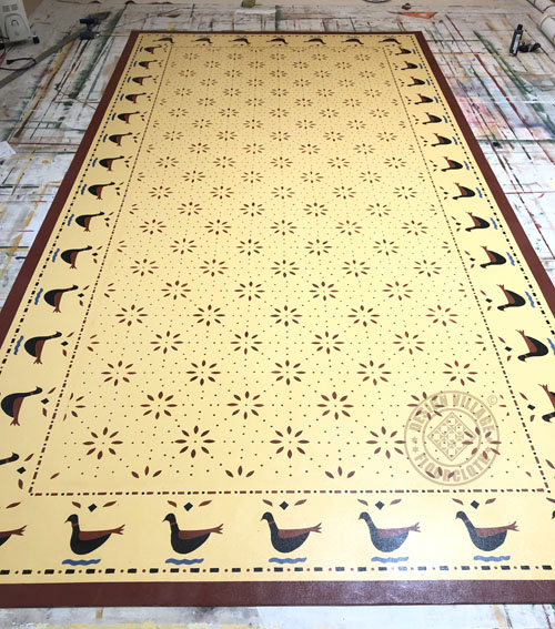 Jackson Garrison House Floorcloth