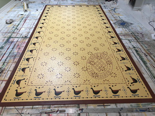 Jackson Garrison House Floorcloth