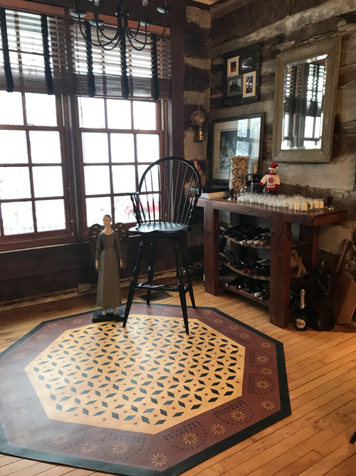 Weston Colonial Floorcloth in situ