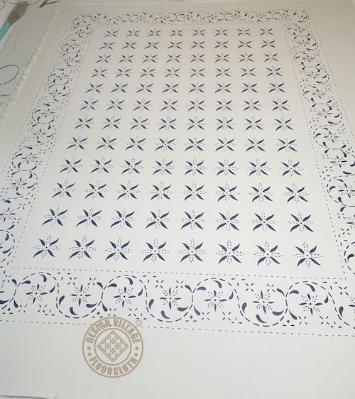 May House Floorcloth