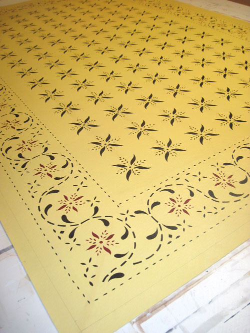 May House Floorcloth
