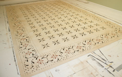 May House Floorcloth