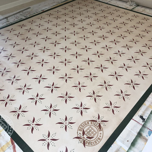 May House Floorcloth