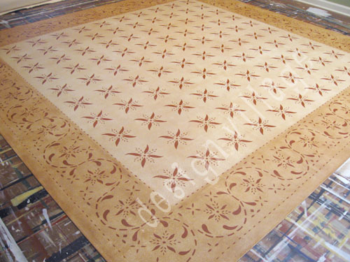 May House Floorcloth