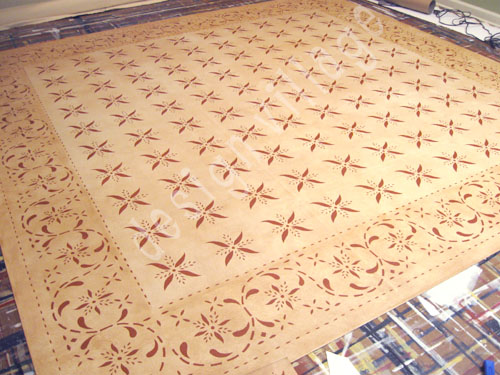 May House Floorcloth