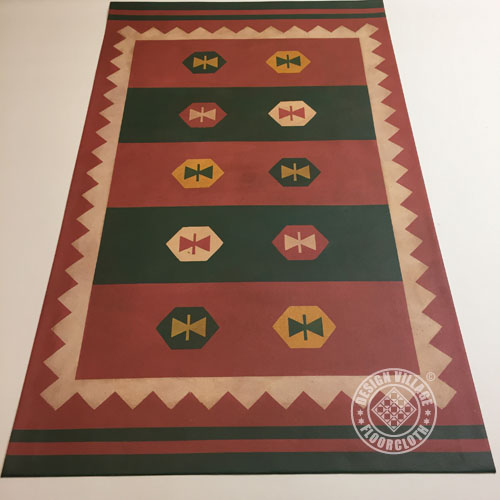 Montezuma Floorcloth 3x5