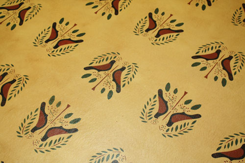 Pennsylvania Dutch Gameboard Floorcloth