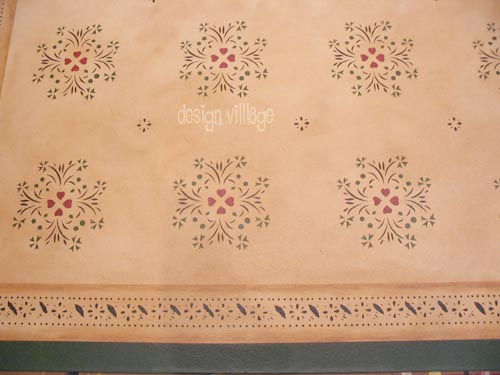 Sage Heart Leavenworth floorcloth