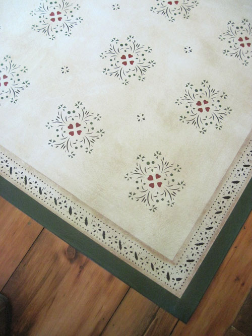 Sage Heart Leavenworth floorcloth