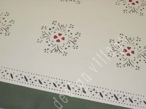 Sage Heart Leavenworth floorcloth