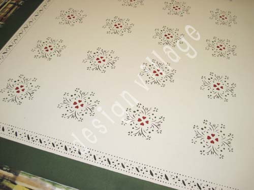 Sage Heart Leavenworth floorcloth