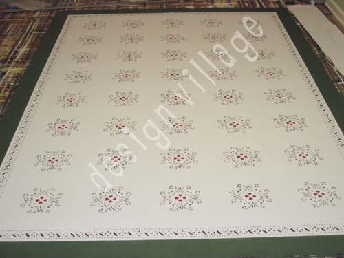 Sage Heart Leavenworth floorcloth