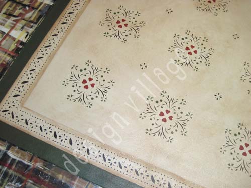 Sage Heart Leavenworth floorcloth