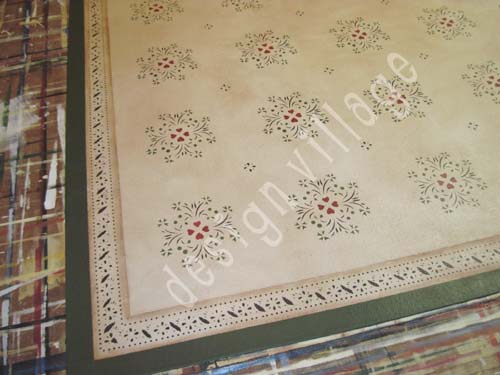 Sage Heart Leavenworth floorcloth